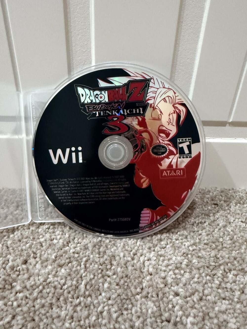 Dragon Ball Z: Budokai Tenkaichi 3 Nintendo Wii Game Disc